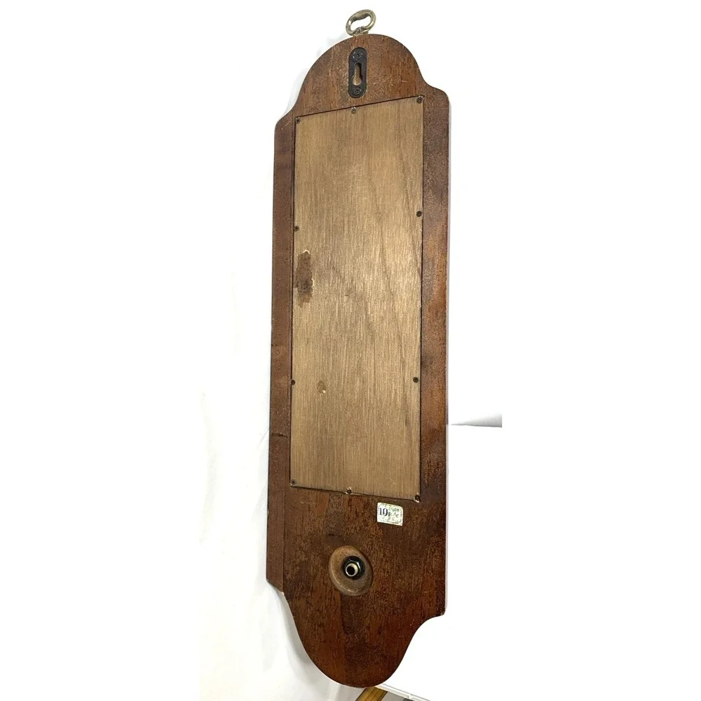 Bombay Company‎ Wood Wall Candle Sconce Mirrored Brass Vintage 80s